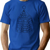 Clothing - Abydos Bookstore T-Shirt - Retro Graphic Tee for Men & Women - Blue