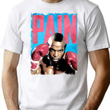 Clubber Lang Pain T-Shirt - Retro Graphic Tee for Men & Women - White