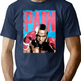 Clubber Lang Pain T-Shirt - Retro Graphic Tee for Men & Women - Navy