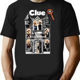Clue Movie (1) T-Shirt - Retro Graphic Tee for Men & Women - Black