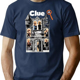 Clue Movie (1) T-Shirt - Retro Graphic Tee for Men & Women - Navy