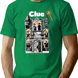 Clue Movie (1) T-Shirt - Retro Graphic Tee for Men & Women - Green