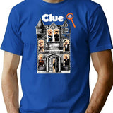 Clue Movie (1) T-Shirt - Retro Graphic Tee for Men & Women - Blue