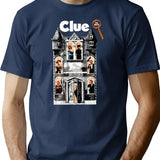 Clue Movie T-Shirt - Retro Graphic Tee for Men & Women - Navy
