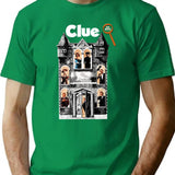 Clue Movie T-Shirt - Retro Graphic Tee for Men & Women - Green