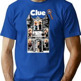 Clue Movie T-Shirt - Retro Graphic Tee for Men & Women - Blue