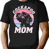 Cockapoo Mom Dog Funny Mother's Day Retro Vintage T-Shirt - Black