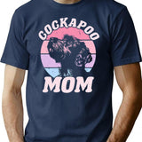 Cockapoo Mom Dog Funny Mother's Day Retro Vintage T-Shirt - Navy
