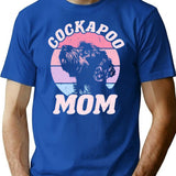Cockapoo Mom Dog Funny Mother's Day Retro Vintage T-Shirt - Blue