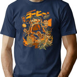 Coffecalypse T-Shirt - Retro Graphic Tee for Men & Women - Navy