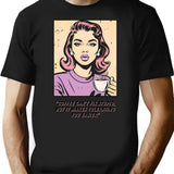 Coffee Can't Fix Stupid T-Shirt - Retro Graphic Tee for Men & Women - Black