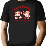 Coffee Cigarettes Same Procedure As Every Morning T-Shirt - Black
