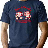 Coffee Cigarettes Same Procedure As Every Morning T-Shirt - Navy