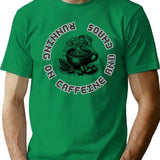 Coffee Lovers T-Shirt - Retro Graphic Tee for Men & Women - Green