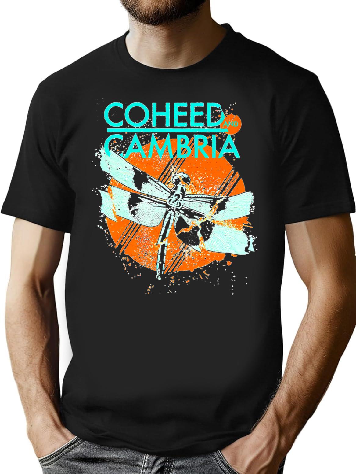 Coheed And Cambria Dragonfly T-Shirt - Retro Graphic Tee for Men & Women - Black