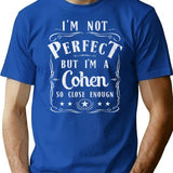 Cohen Family Reunion Surname Last Name Proud Family Personalized Gift T-Shirt - Blue