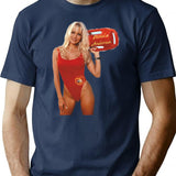 Colection Pmela Anderson T-Shirt - Retro Graphic Tee for Men & Women - Navy