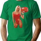 Colection Pmela Anderson T-Shirt - Retro Graphic Tee for Men & Women - Green