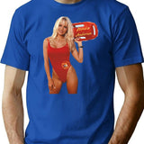 Colection Pmela Anderson T-Shirt - Retro Graphic Tee for Men & Women - Blue