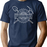 Colin Furze Merch Mining T-Shirt - Retro Graphic Tee for Men & Women - Navy