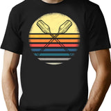 College Crew Rowing Gifts For Rower T-Shirt - Black