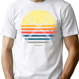 College Crew Rowing Gifts For Rower T-Shirt - White