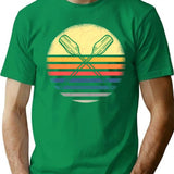 College Crew Rowing Gifts For Rower T-Shirt - Green