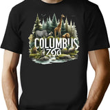 Columbus Zoo T-Shirt - Retro Graphic Tee for Men & Women - Black