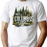 Columbus Zoo T-Shirt - Retro Graphic Tee for Men & Women - White