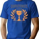 Completionists Club - Funny Gamer T-Shirt - Sarcastic Humor Graphic Tee - Blue