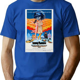 Condorman Retro Vintage 1981 Movie Illustration Cool Nostalgia Classic Wings Poster T-Shirt - Blue