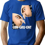 Congruent T-Shirt - Retro Graphic Tee for Men & Women - Blue