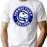 Connecticut College T-Shirt - Retro Graphic Tee for Men & Women - White