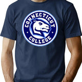 Connecticut College T-Shirt - Retro Graphic Tee for Men & Women - Navy