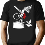 Conqueror T-Shirt - Retro Graphic Tee for Men & Women - Black