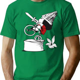 Conqueror T-Shirt - Retro Graphic Tee for Men & Women - Green
