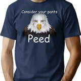 Consider Your Pants Peed Shirt T-Shirt - Retro Graphic Tee for Men & Women - Navy