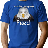 Consider Your Pants Peed Shirt T-Shirt - Retro Graphic Tee for Men & Women - Blue
