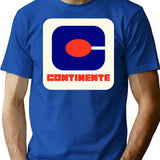Continente Supermarket T-Shirt - Retro Graphic Tee for Men & Women - Blue