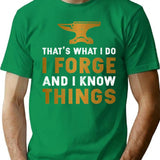 Cool Blacksmithing Vintage Blacksmith Motivational T-Shirt - Retro Graphic Casual Tee - Green