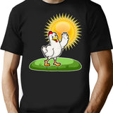 Cool Chicken In The Summer Sun T-Shirt - Black