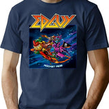 Cool Edguy Band Rocket Ride T-Shirt - Retro Graphic Tee for Men & Women - Navy