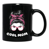 Cool Mom (4) Black Coffee Mug, Gift Coffee Mug - Black