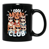 Cool Moms Club - Cats Black Coffee Mug, Gift Coffee Mug - Black