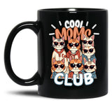 Cool Moms Club - Cats Black Coffee Mug, Gift Coffee Mug