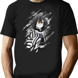 Cool Obanai T-Shirt - Retro Graphic Tee for Men & Women - Black