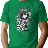 Cool Obanai T-Shirt - Retro Graphic Tee for Men & Women - Green