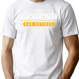 Cool Retired Art For Men Dad Grandpa Retiring Retirement T-Shirt - White