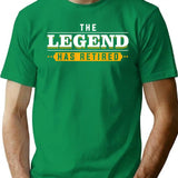 Cool Retired Art For Men Dad Grandpa Retiring Retirement T-Shirt - Green