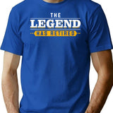 Cool Retired Art For Men Dad Grandpa Retiring Retirement T-Shirt - Blue